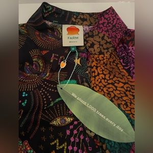 FARM Rio Multi Mixed Print Shirt Sz. XS